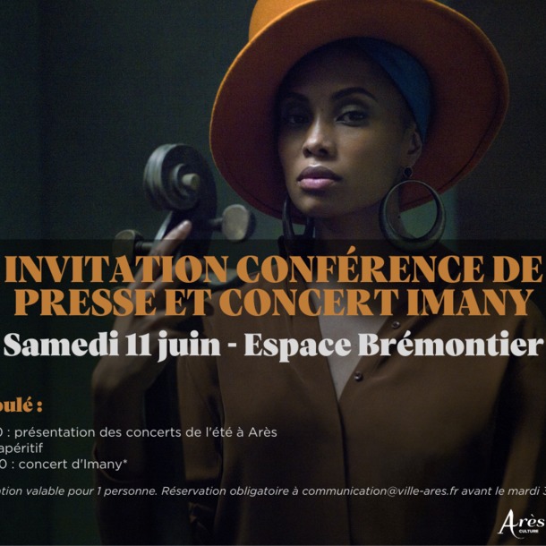 Imany en concert à Arès 